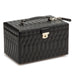 Caroline Large Jewelry Case Black