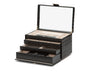 Caroline Large Jewelry Case Black