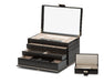 Caroline Large Jewelry Case Black