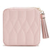 Caroline Zip Travel Case Rose Quartz