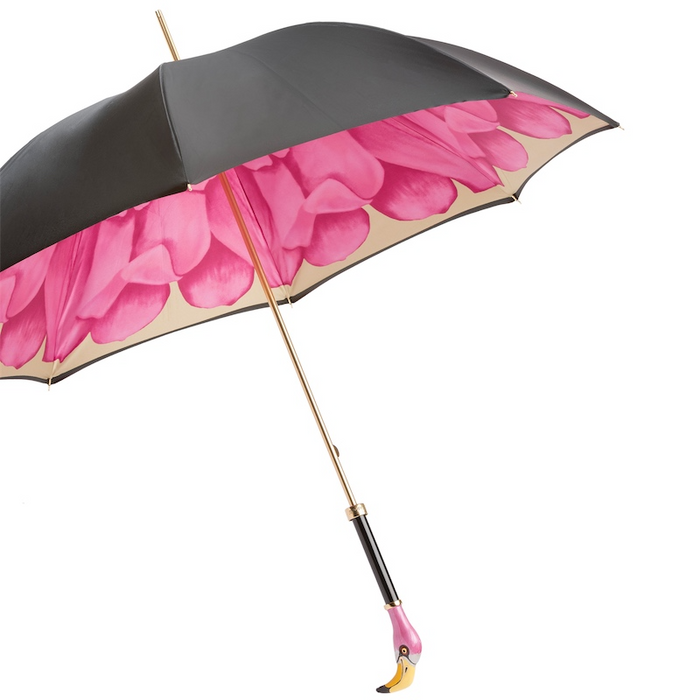 Pink print canopy umbrella