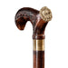 Lion Walking Stick, Wooden Walking Cane - Design Canes