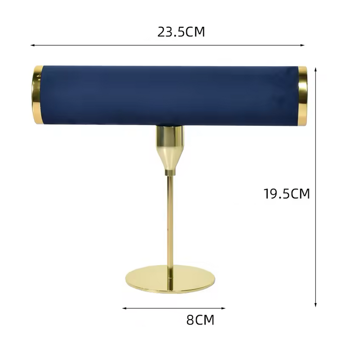 Étui pour montre/bracelet en velours bleu 7,68 pouces - Hermès