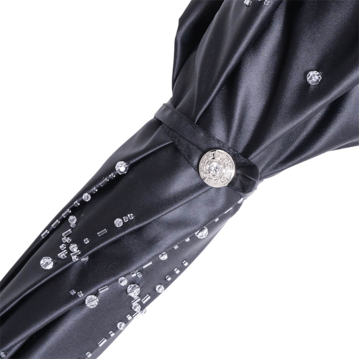 Sophisticated umbrella with Swarovski crystal handle design