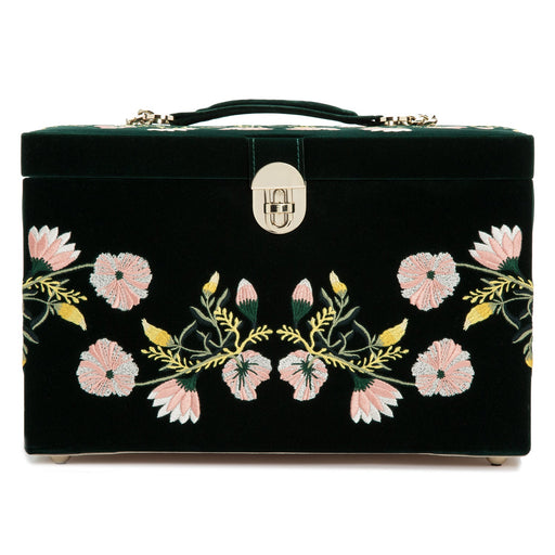 Zoe Large Jewelry Box Forest Green