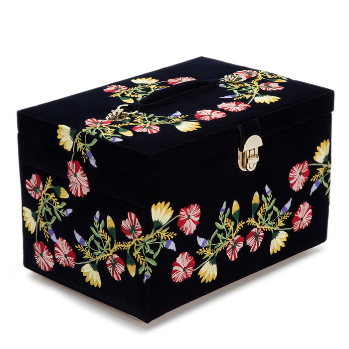 Zoe Large Jewelry Box Indigo