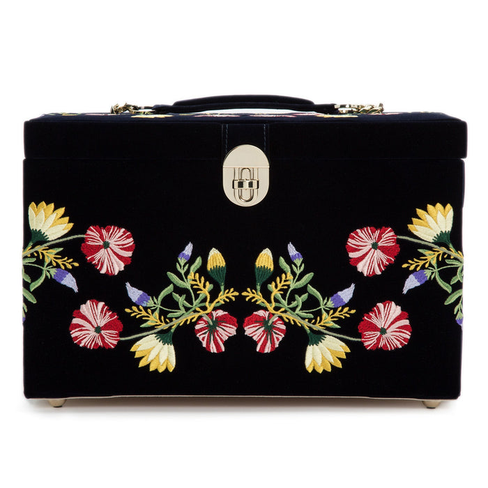 Zoe Large Jewelry Box Indigo
