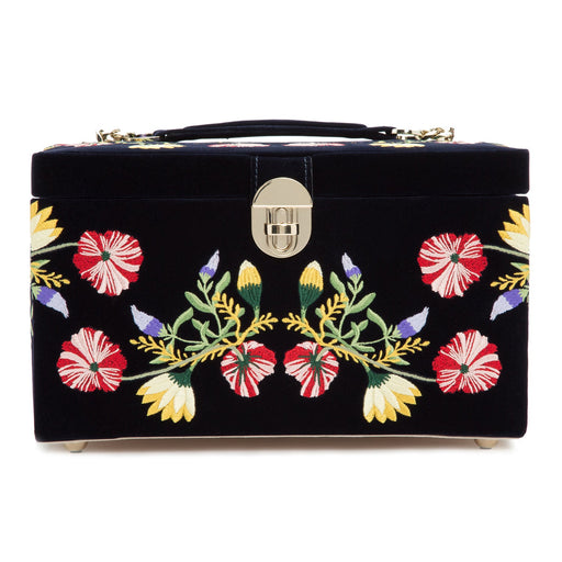 Zoe Medium Jewelry Box Indigo