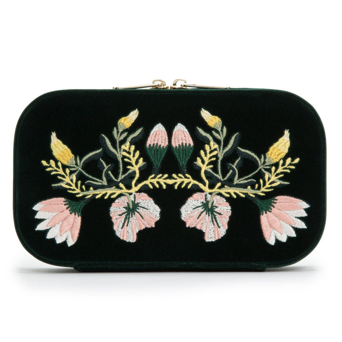 Zoe Travel Zip Case Forest Green