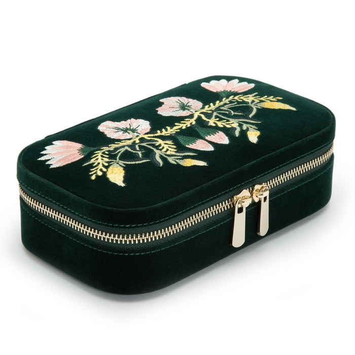 Zoe Travel Zip Case Forest Green