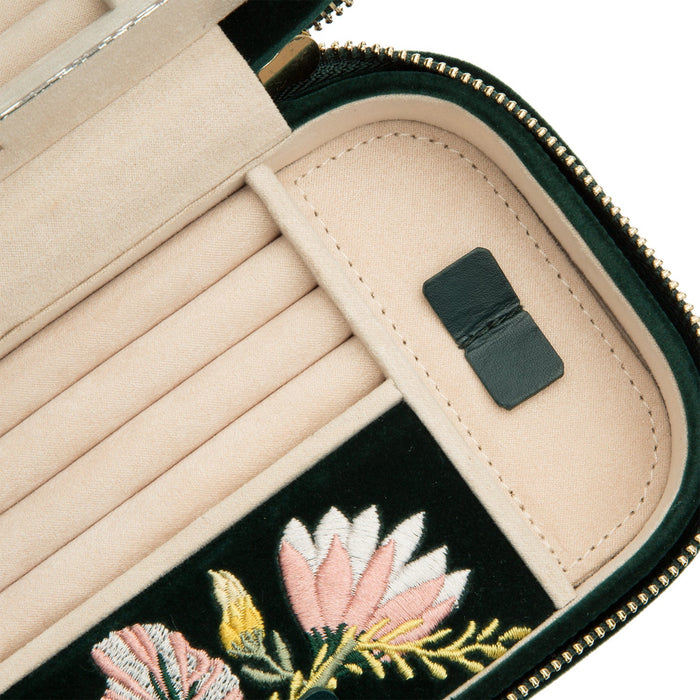 Zoe Travel Zip Case Forest Green