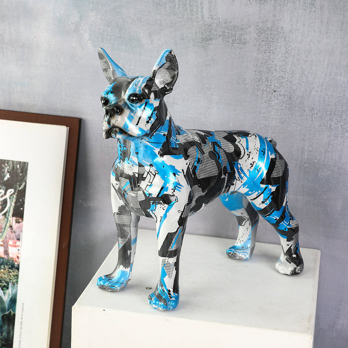 Graffiti Dog Statue