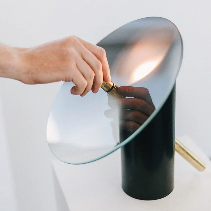 Modern UFO-Inspired Table Lamp with a Futuristic Design