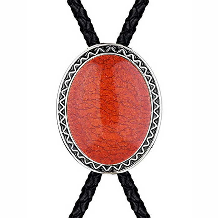 Red Bolo Tie Women Bolo Necklace Antique Bolo Tie