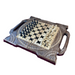 Handcarved Luxury Wooden Chess Set 3 In 1, 60x30x9 cm