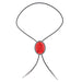 Red Turquoise Bolo Tie Wedding Men's Bootlace Tie