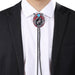 Men's Western Bolo Tie Wolf Red Bolo Turquoise Tie