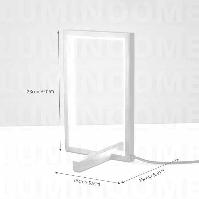 Sleek and Minimalist Square-Design Table Lamp for a Modern Touch