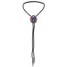 Men's Western Bolo Tie Wolf Red Bolo Turquoise Tie