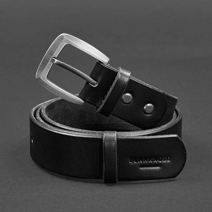 Handmade Genuine Men's Narrow Leather Belt for Jeans