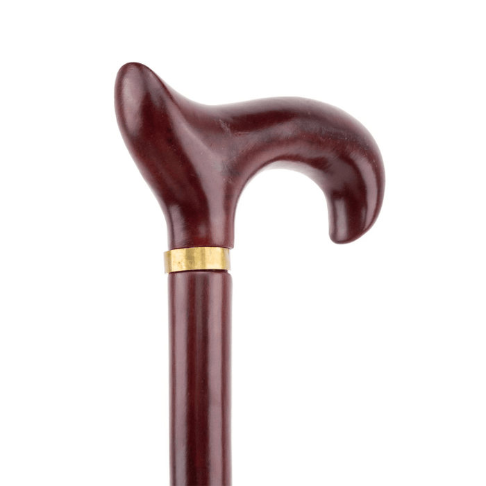 Malacca Derby Walking Stick For Women, Ergonomic Grip