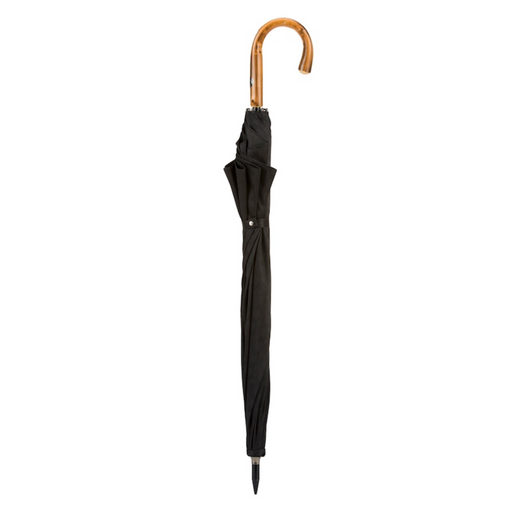 Luxury Black Minigalles Umbrella with Chestnut Handle