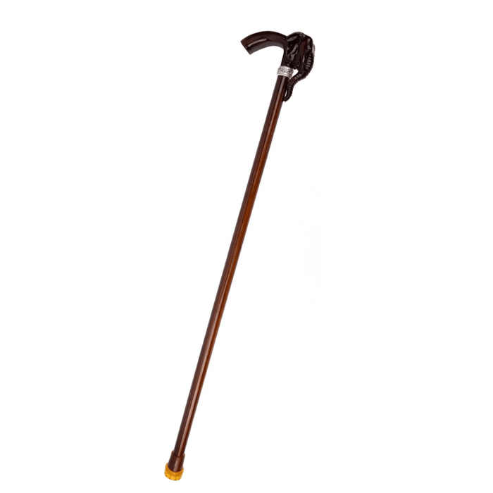 Stylish Elephant Wooden Walking Cane, Unique Design