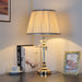 Cozy Luxury Crystal Design Ivory Table Lamp