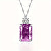 925 Silver Moissanite Pendant Necklace – Exclusive Design Jewelry