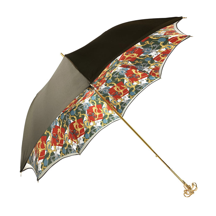 Elegant luxury umbrella with intricate details