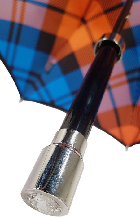 Luxurious Double Cloth Umbrella in Multicolored Design