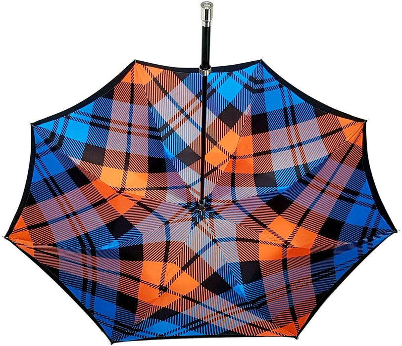 Luxurious Double Cloth Umbrella in Multicolored Design