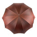 Stylish Elegant Burgundy Umbrella with Classic Polka Dots