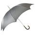 Sophisticated Gray Striped Umbrella with Classic Detailing