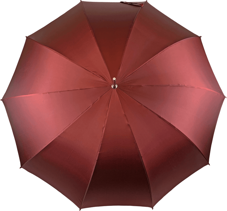 Refined Men's Umbrella with a Silver-Plated Labrador Handle