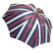 Men's Double Cloth Umbrella with Grey and Striped Pattern