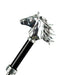 Luxury Polka Dot Umbrella - Silver Horse Handle for Men