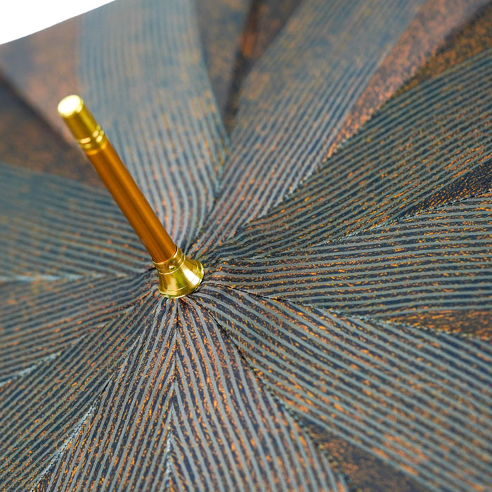 The Noble Ride – Men's Umbrella with Ostrich Leather Handle