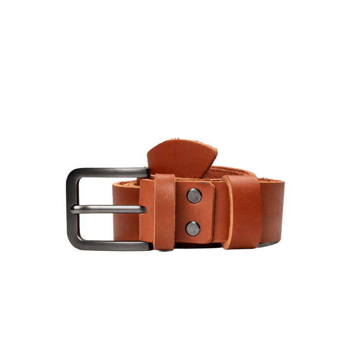 Handmade Brown Leather Belt For Men, Genuine Leather Belt