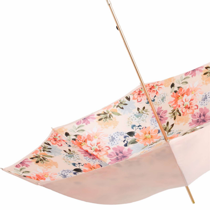 Pink Jeweled Premium Umbrella with Print Women