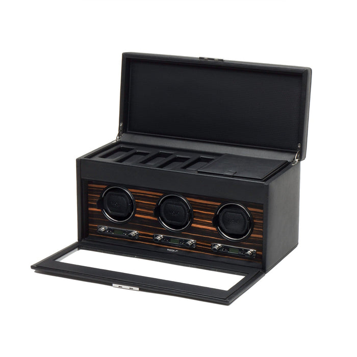 Wolf - Roadster Triple Watch Winder with Storage | 457356