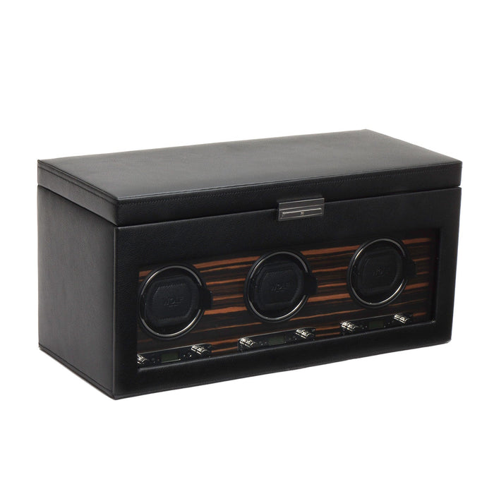 Wolf - Roadster Triple Watch Winder with Storage | 457356