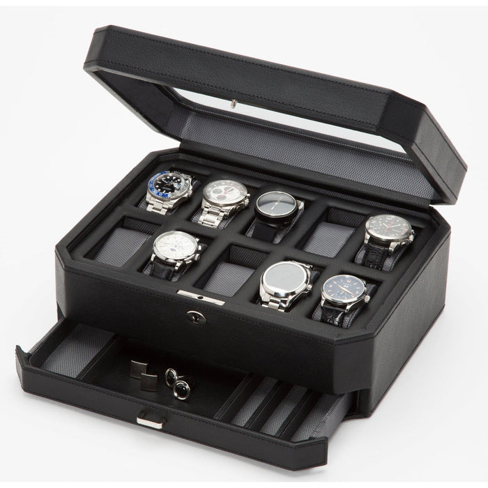 Wolf - Windsor 10-Unit Watch Box with Storage | 4586029