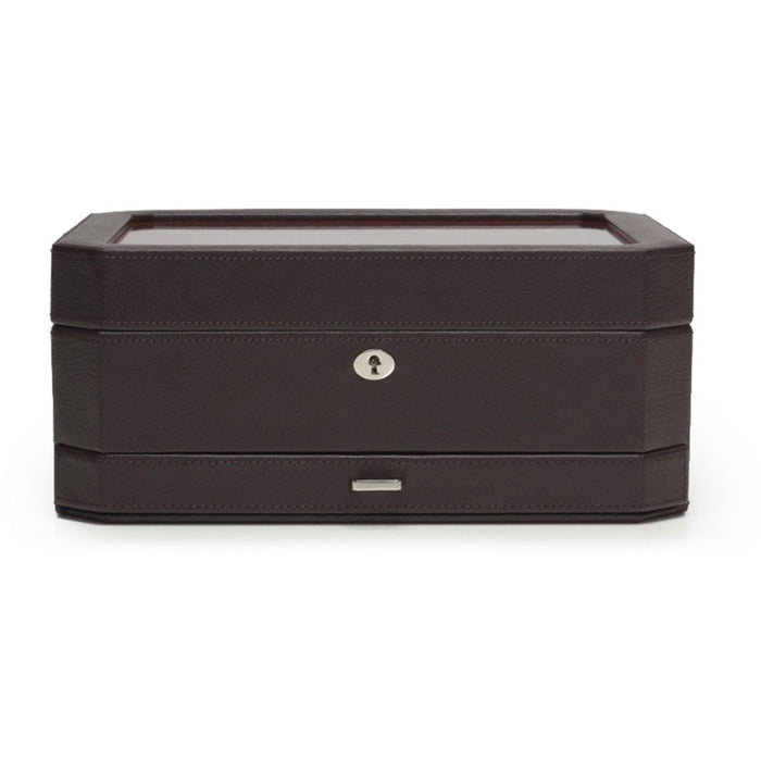 Wolf - Windsor 10-Unit Watch Box with Storage | 458606