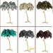 Elegant Feather-Inspired Floor Lamp with a Soft and Luxurious Design