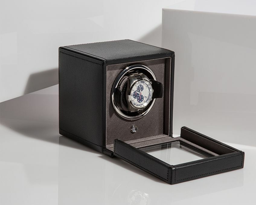 Wolf Cub Precision Watch Winder with Protective Cover