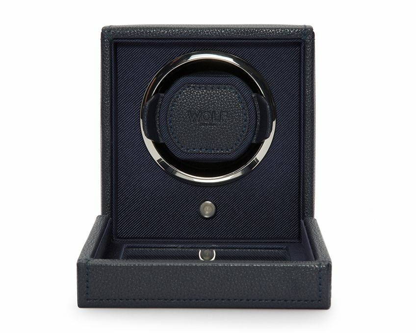Wolf Cub Precision Watch Winder with Protective Cover