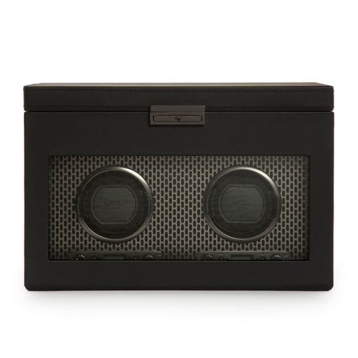 Wolf - Axis Double Watch Winder with Storage | 469303