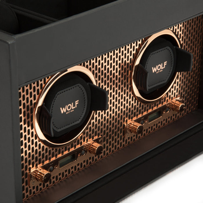 Axis Double Winder with Storage Copper
