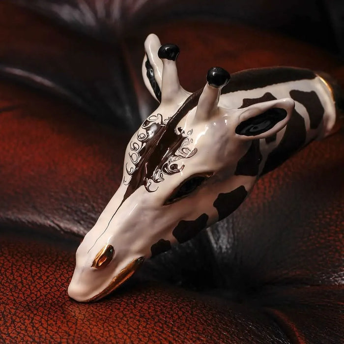 Unique Giraffe Handle Handmade Shoe Horn Animal Head
